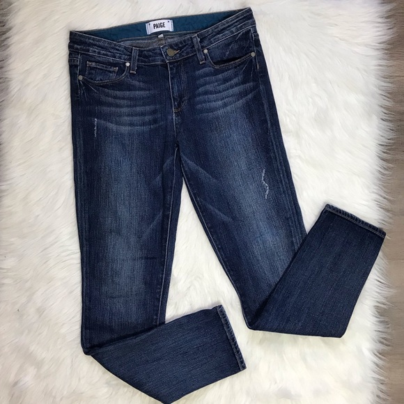 PAIGE Denim - 🌷Paige skyline peg ankle length skinny dark denim
